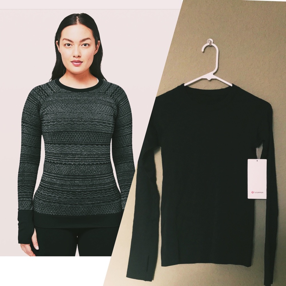Exercise long sleeve{Lululemon} “RestLessPullover”